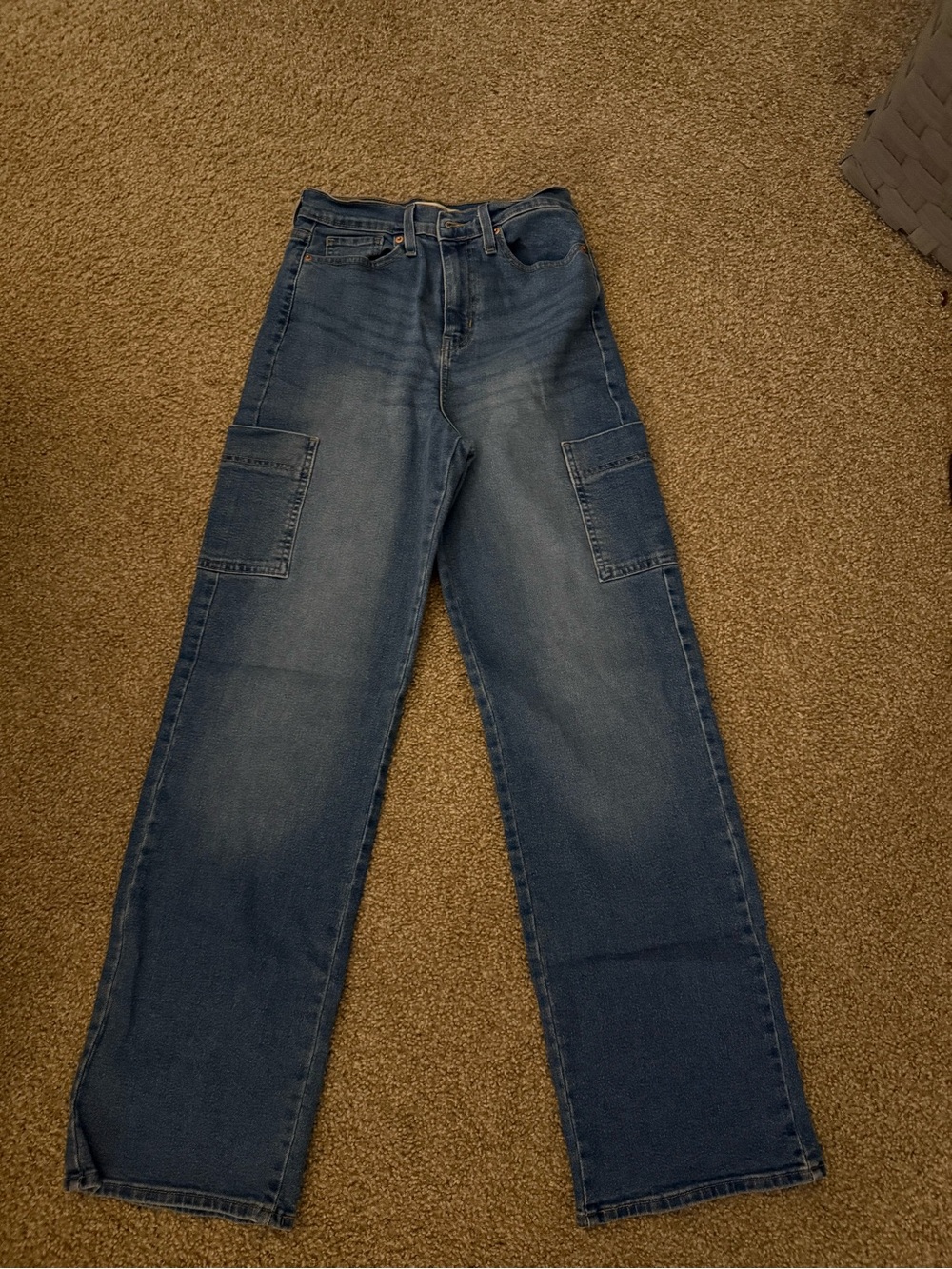 Signature by Levi Strauss Women's Wide-Leg Blue Jeans